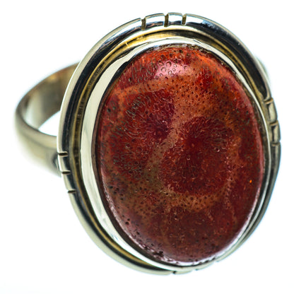 Sponge Coral Rings handcrafted by Ana Silver Co - RING48745
