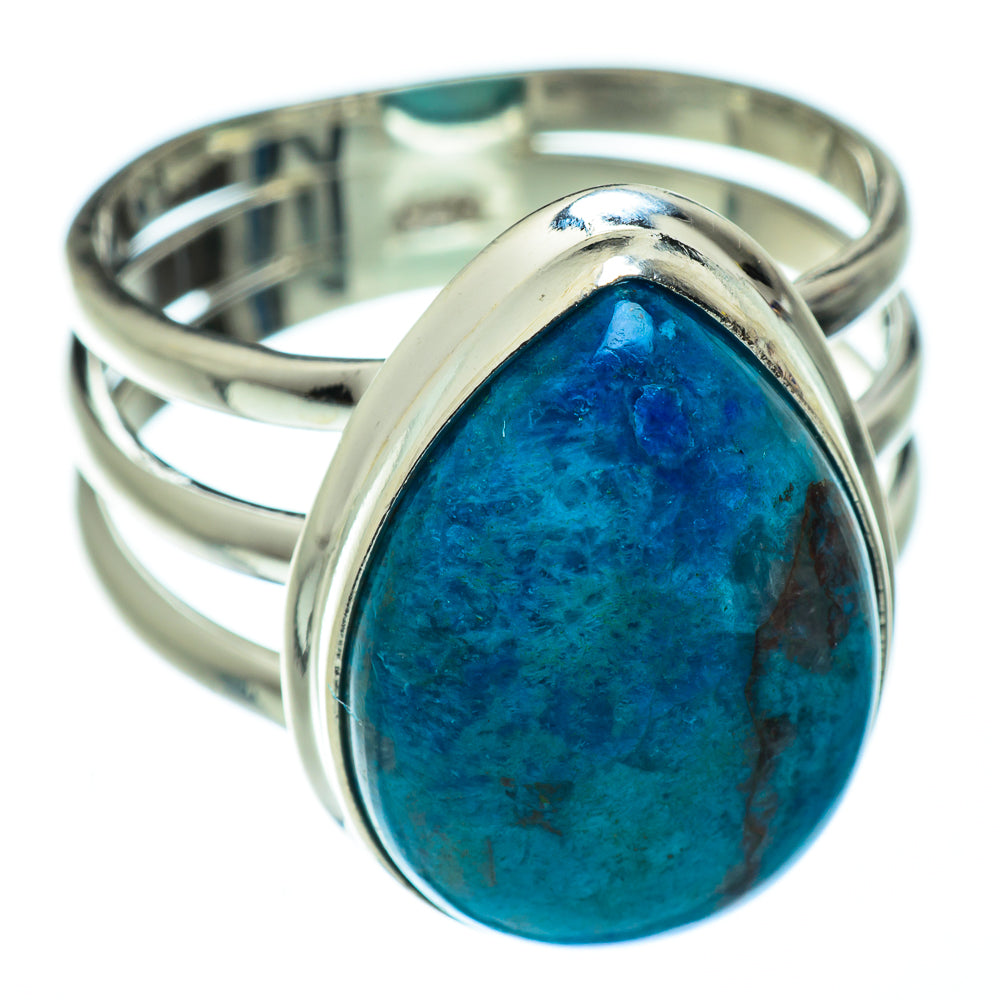 Chrysocolla Rings handcrafted by Ana Silver Co - RING48769