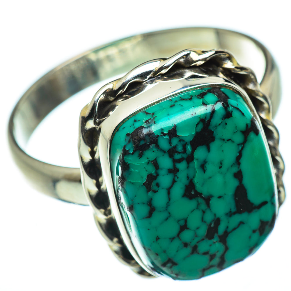 Tibetan Turquoise Rings handcrafted by Ana Silver Co - RING48775