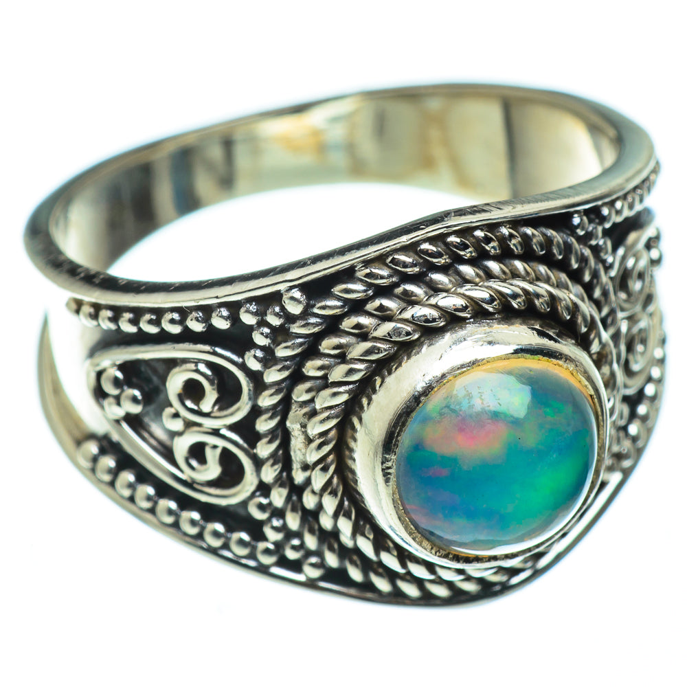 Ethiopian Opal Rings handcrafted by Ana Silver Co - RING48798