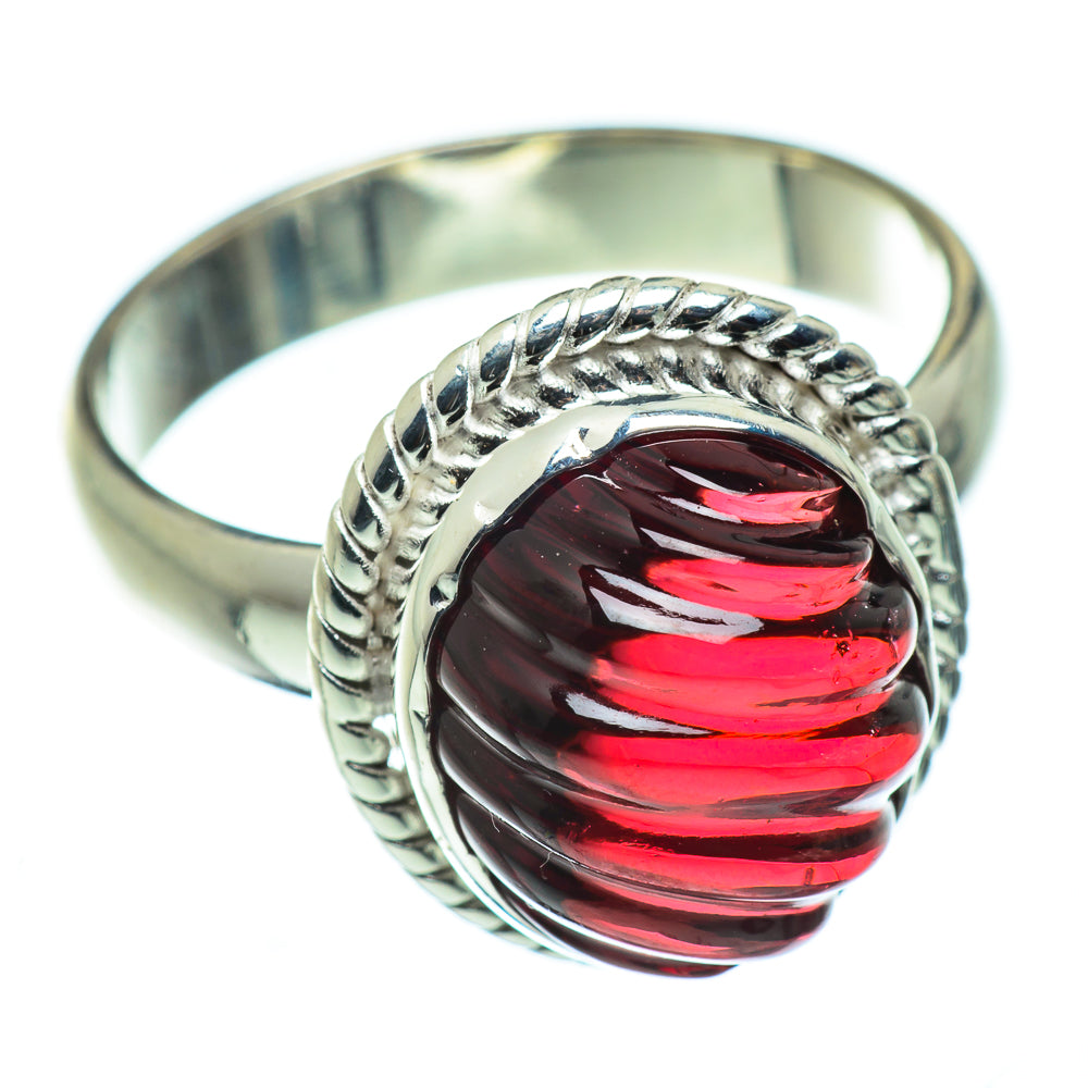 Garnet Rings handcrafted by Ana Silver Co - RING48819