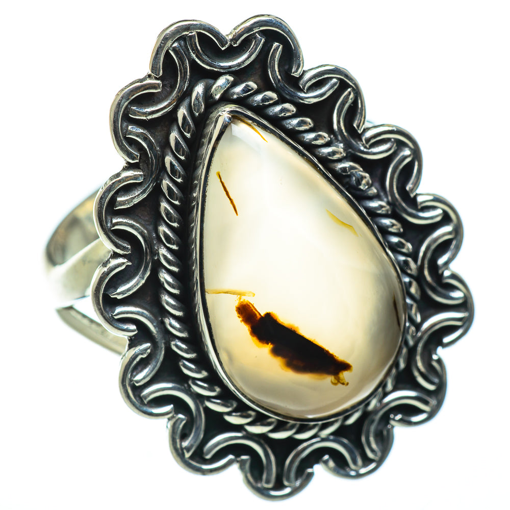 Montana Agate Rings handcrafted by Ana Silver Co - RING48829