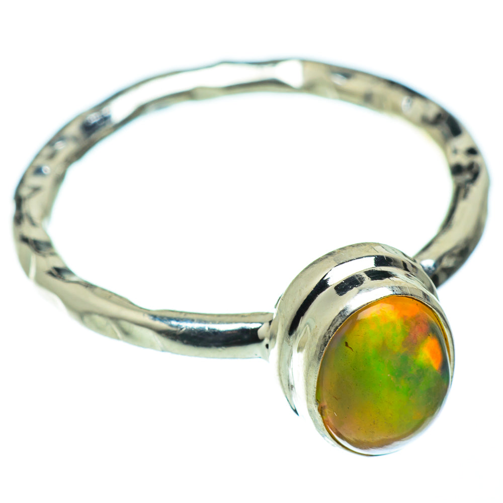 Ethiopian Opal Rings handcrafted by Ana Silver Co - RING48867