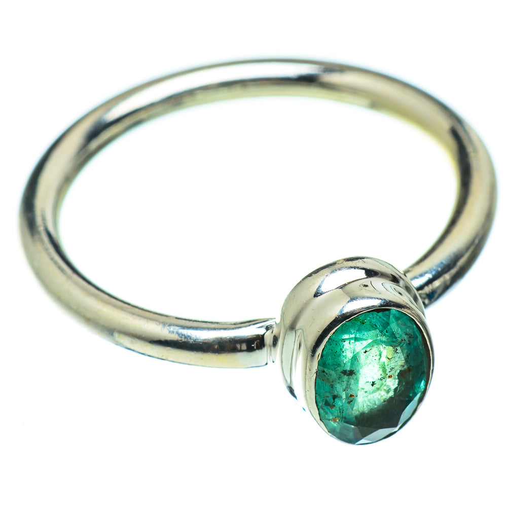 Zambian Emerald Rings handcrafted by Ana Silver Co - RING48875