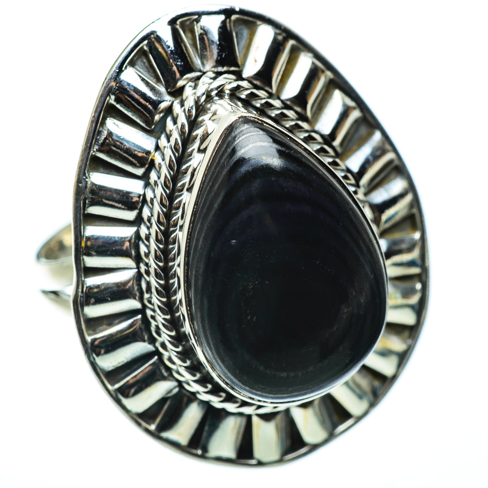 Psilomelane Rings handcrafted by Ana Silver Co - RING49014