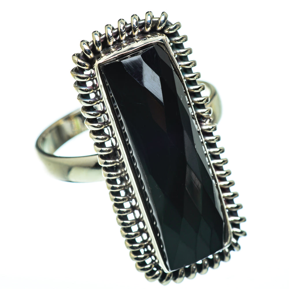 Black Onyx Rings handcrafted by Ana Silver Co - RING49049