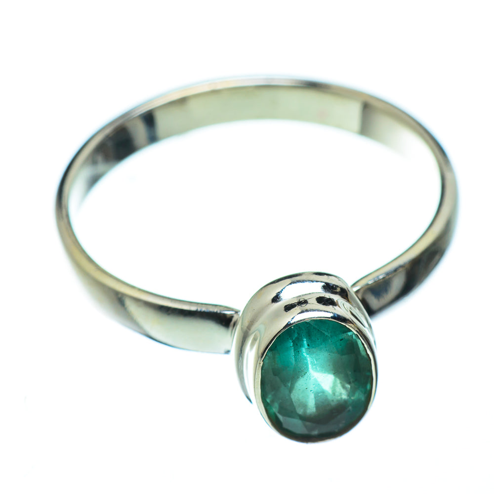 Zambian Emerald Rings handcrafted by Ana Silver Co - RING49098