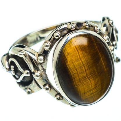Tiger Eye Rings handcrafted by Ana Silver Co - RING49099