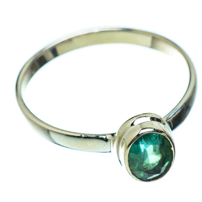 Zambian Emerald Rings handcrafted by Ana Silver Co - RING49232