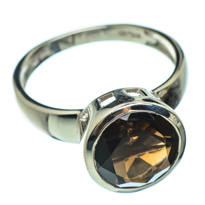 Smoky Quartz Rings handcrafted by Ana Silver Co - RING49344