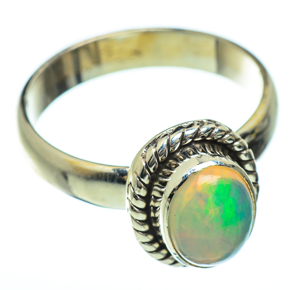 Ethiopian Opal Rings handcrafted by Ana Silver Co - RING49354