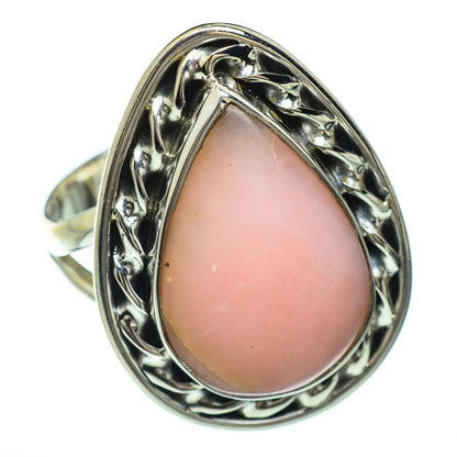 Pink Opal Rings handcrafted by Ana Silver Co - RING49369