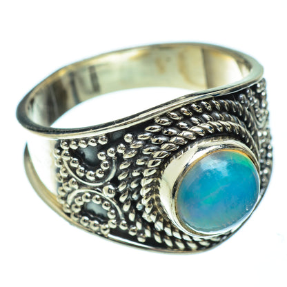 Ethiopian Opal Rings handcrafted by Ana Silver Co - RING49377