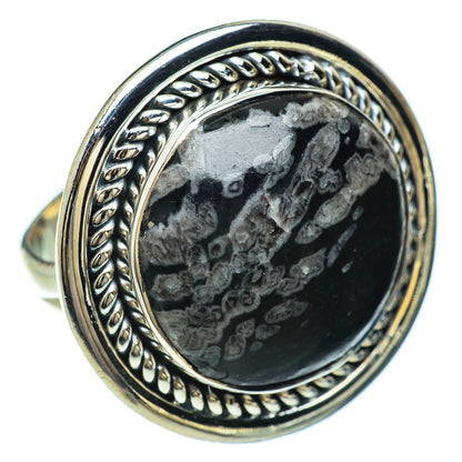 Chrysanthemum Stone Rings handcrafted by Ana Silver Co - RING49473