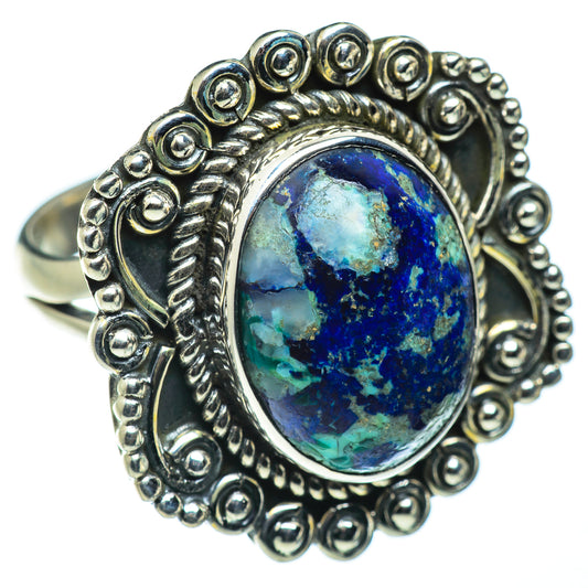 Azurite Rings handcrafted by Ana Silver Co - RING49554