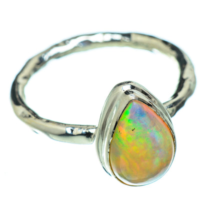 Ethiopian Opal Rings handcrafted by Ana Silver Co - RING49558