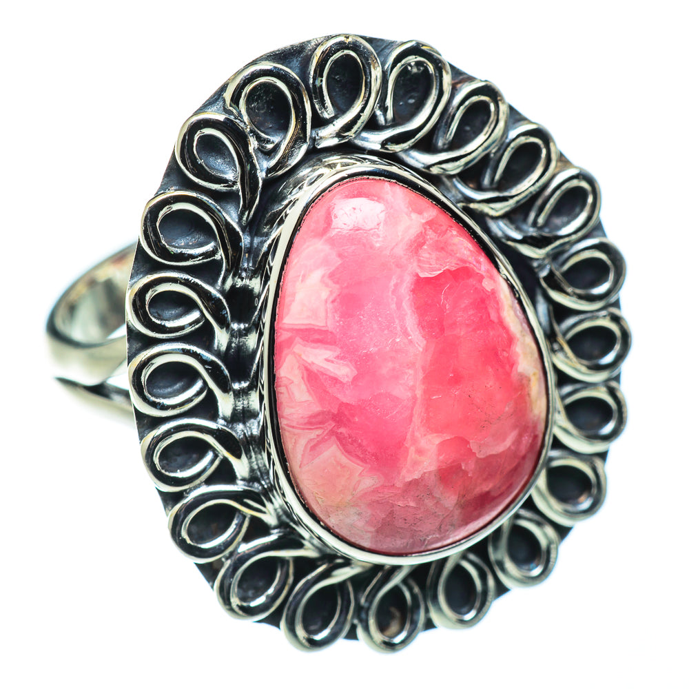 Rhodochrosite Rings handcrafted by Ana Silver Co - RING49575