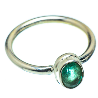 Zambian Emerald Rings handcrafted by Ana Silver Co - RING49605