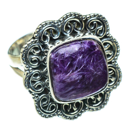 Charoite Rings handcrafted by Ana Silver Co - RING49654