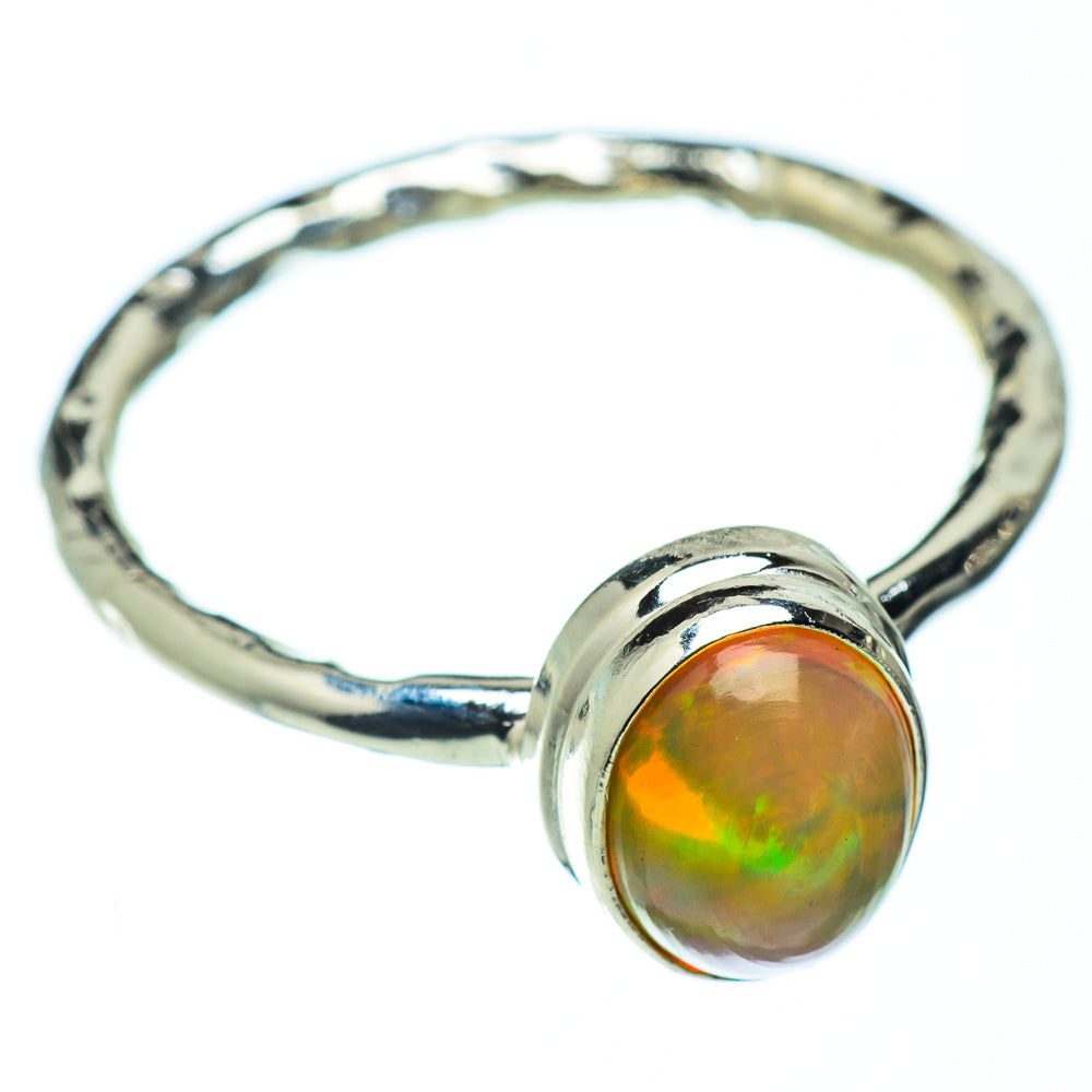 Ethiopian Opal Rings handcrafted by Ana Silver Co - RING49662
