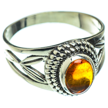 Baltic Amber Rings handcrafted by Ana Silver Co - RING49677