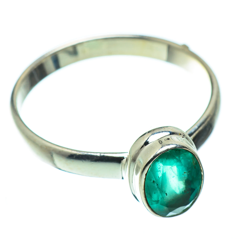 Zambian Emerald Rings handcrafted by Ana Silver Co - RING49741