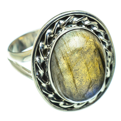Labradorite Rings handcrafted by Ana Silver Co - RING49770
