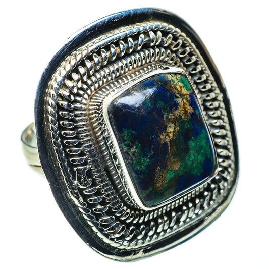 Azurite Rings handcrafted by Ana Silver Co - RING49804