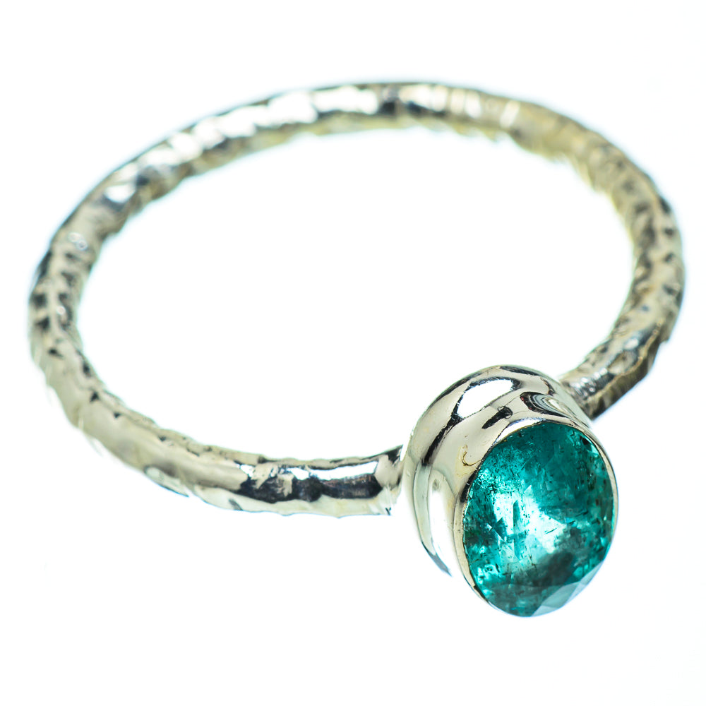 Zambian Emerald Rings handcrafted by Ana Silver Co - RING49925