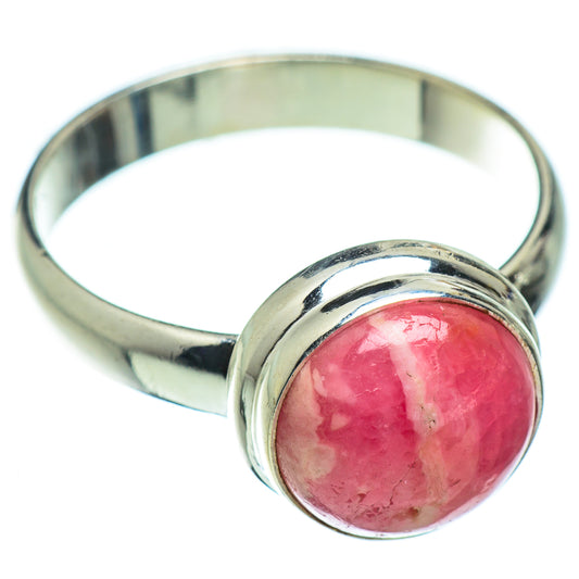 Rhodochrosite Rings handcrafted by Ana Silver Co - RING49937