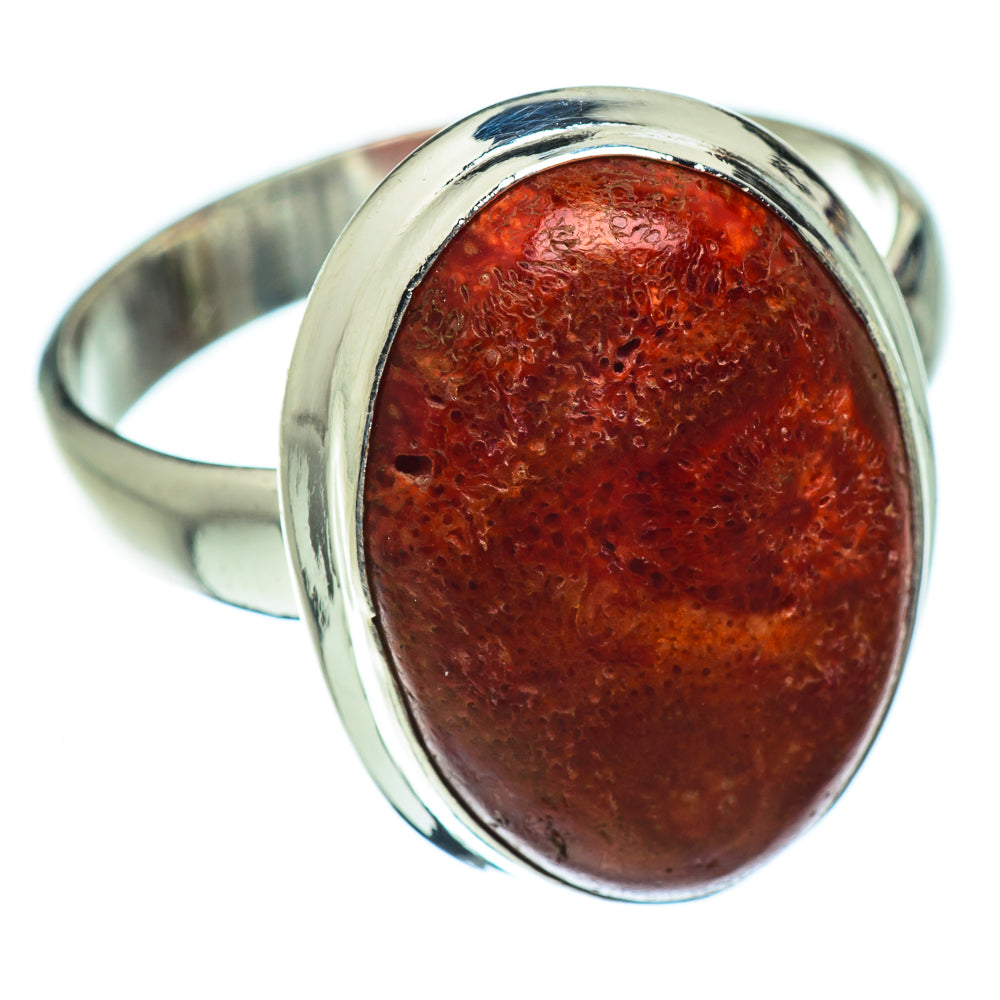 Sponge Coral Rings handcrafted by Ana Silver Co - RING49964