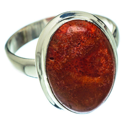 Sponge Coral Rings handcrafted by Ana Silver Co - RING49964