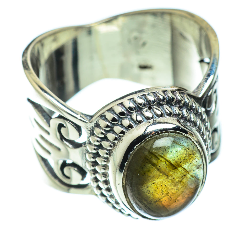 Labradorite Rings handcrafted by Ana Silver Co - RING49995