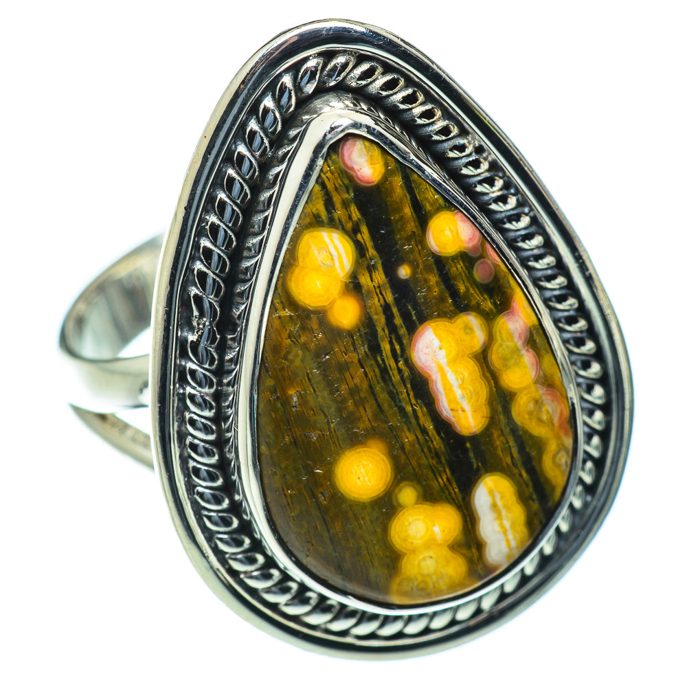 Ocean Jasper Rings handcrafted by Ana Silver Co - RING50025