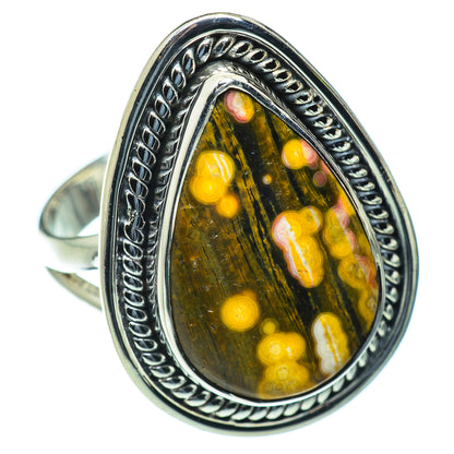 Ocean Jasper Rings handcrafted by Ana Silver Co - RING50025