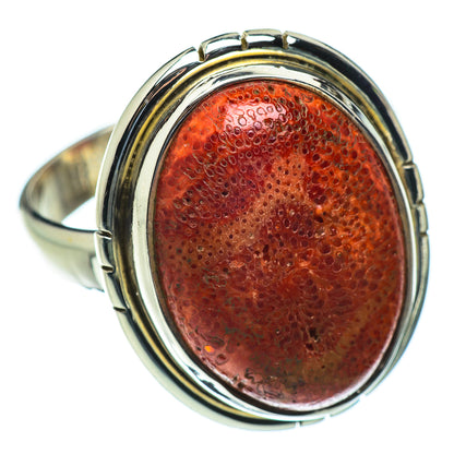 Sponge Coral Rings handcrafted by Ana Silver Co - RING50028