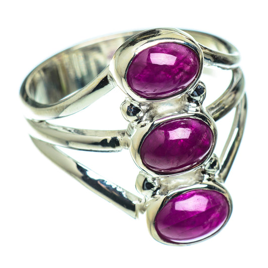 Pink Tourmaline Rings handcrafted by Ana Silver Co - RING50031