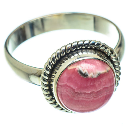 Rhodochrosite Rings handcrafted by Ana Silver Co - RING50033