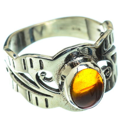 Baltic Amber Rings handcrafted by Ana Silver Co - RING50116
