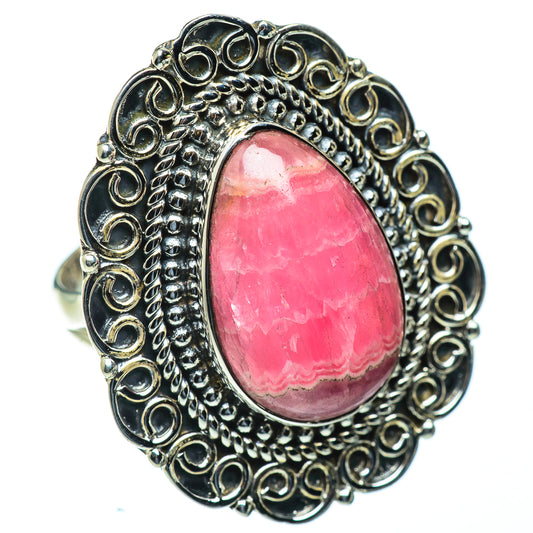 Rhodochrosite Rings handcrafted by Ana Silver Co - RING50237