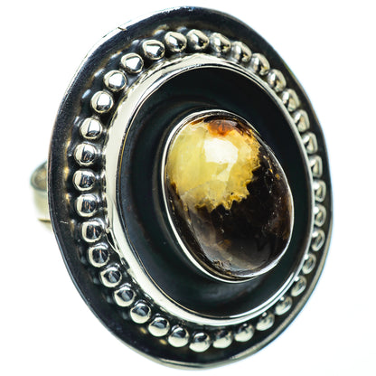 Peanut Wood Jasper Rings handcrafted by Ana Silver Co - RING50272 - Photo 2