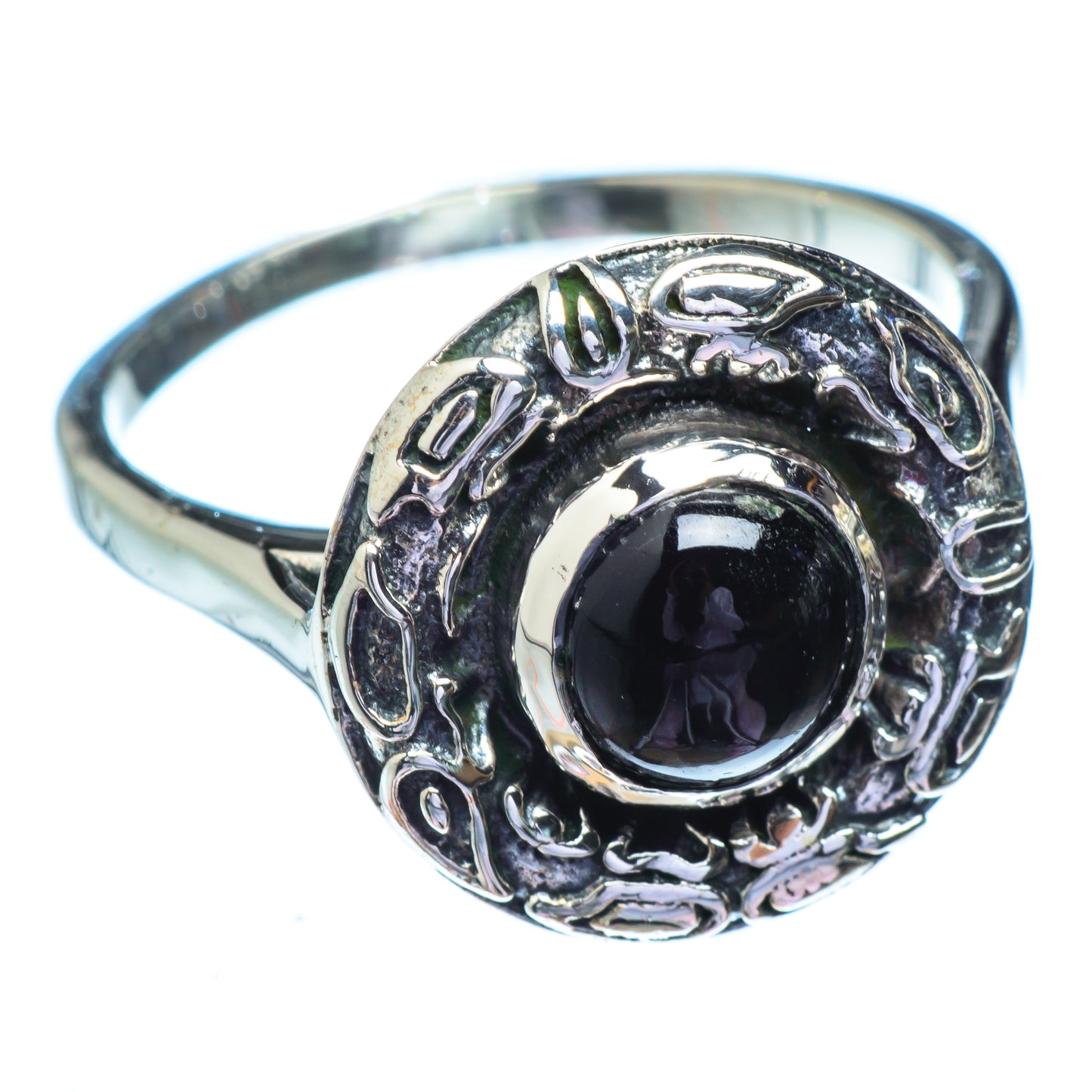 Black Onyx Rings handcrafted by Ana Silver Co - RING5028