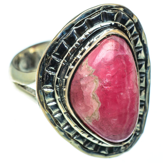 Rhodochrosite Rings handcrafted by Ana Silver Co - RING50301