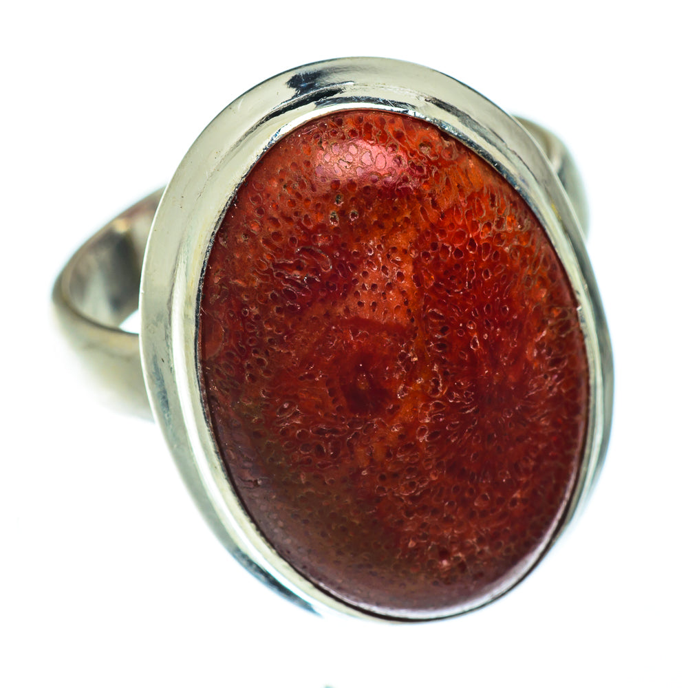 Sponge Coral Rings handcrafted by Ana Silver Co - RING50329