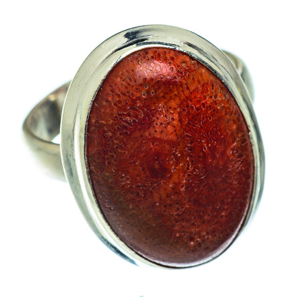 Sponge Coral Rings handcrafted by Ana Silver Co - RING50329
