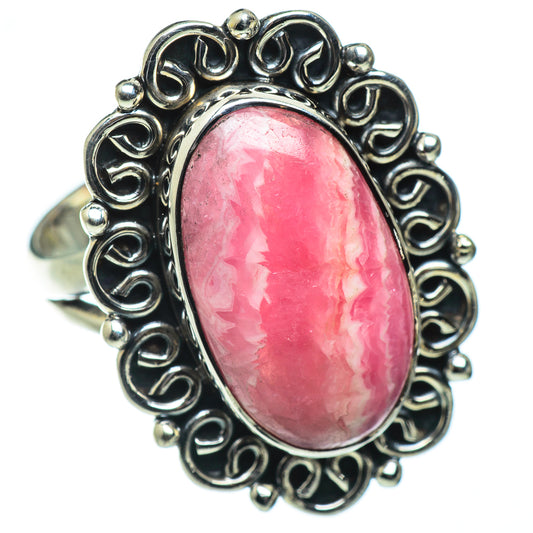 Rhodochrosite Rings handcrafted by Ana Silver Co - RING50361