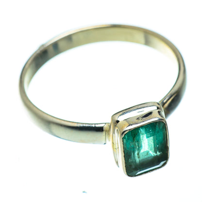 Zambian Emerald Rings handcrafted by Ana Silver Co - RING50385