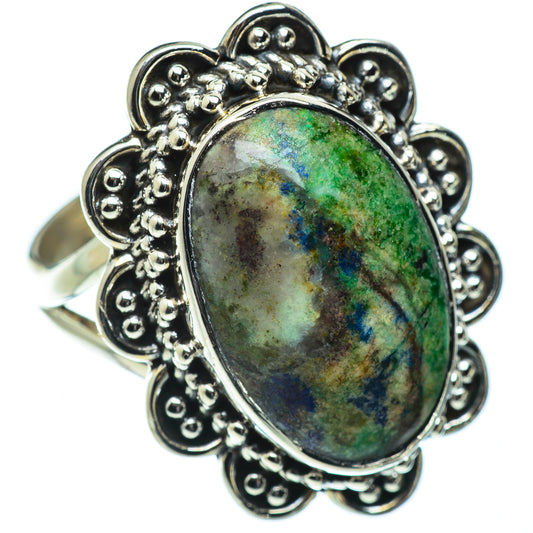 Azurite Rings handcrafted by Ana Silver Co - RING50433