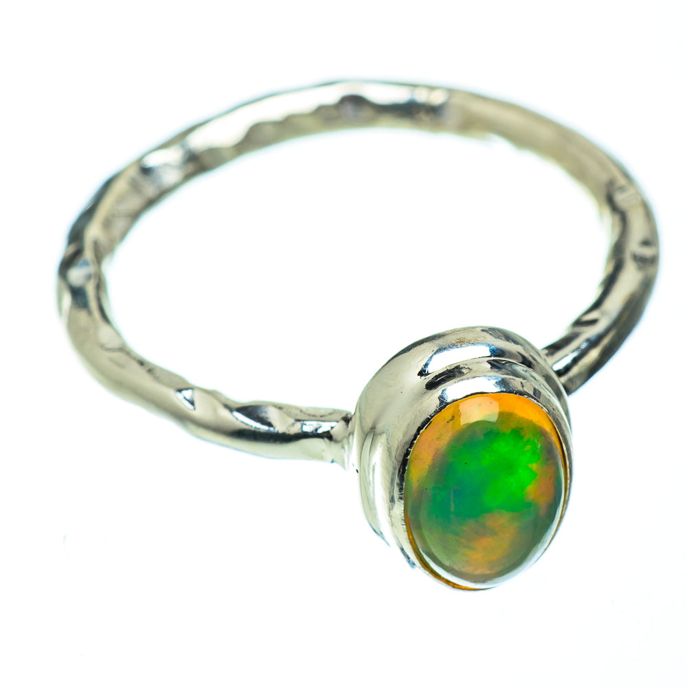 Ethiopian Opal Rings handcrafted by Ana Silver Co - RING50464