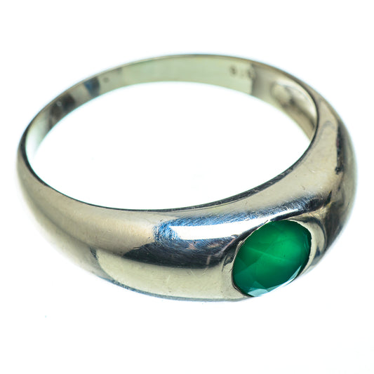 Green Onyx Rings handcrafted by Ana Silver Co - RING50472